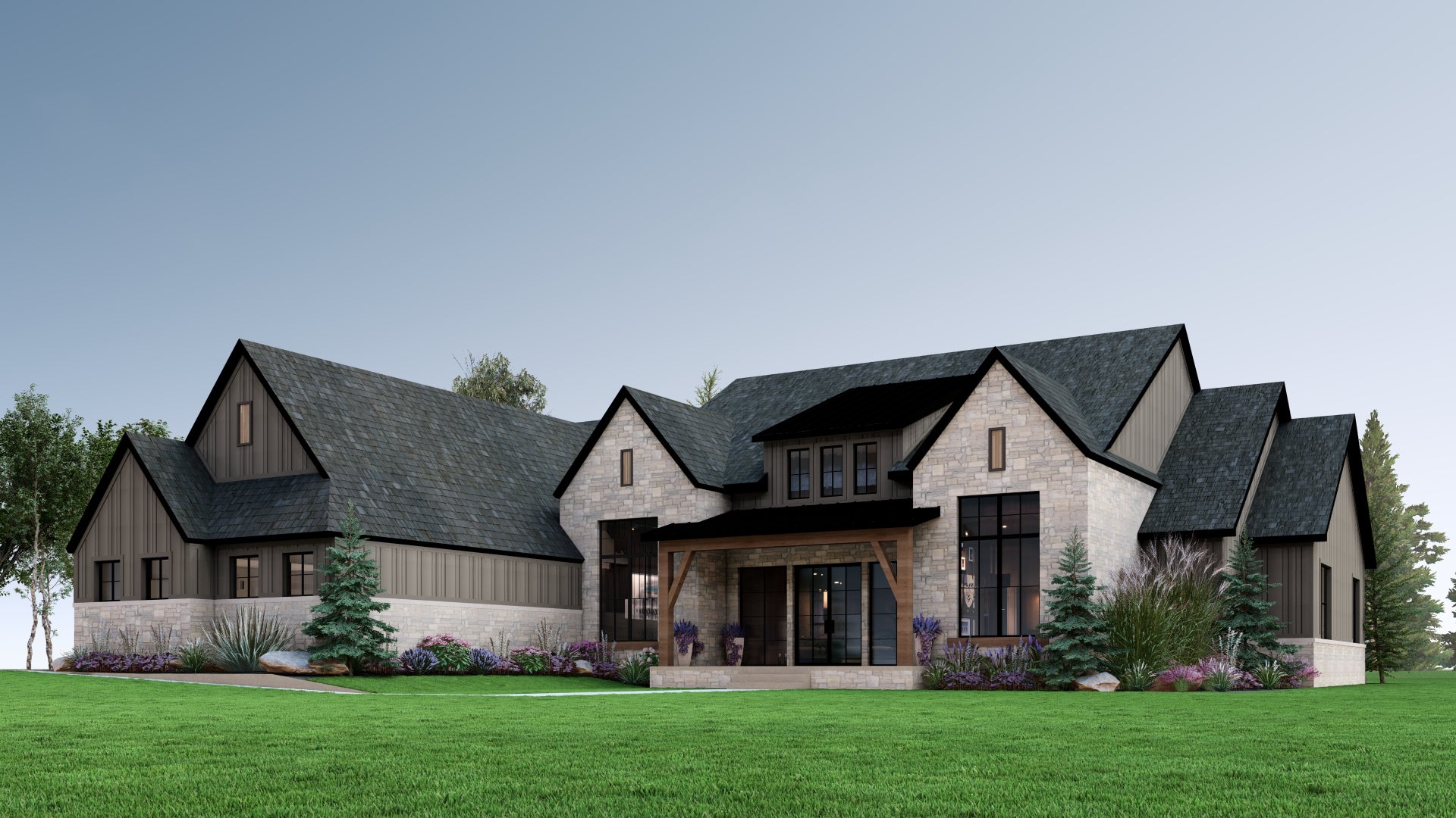 3752 sq ft Floor plan - Farmhouse Style home