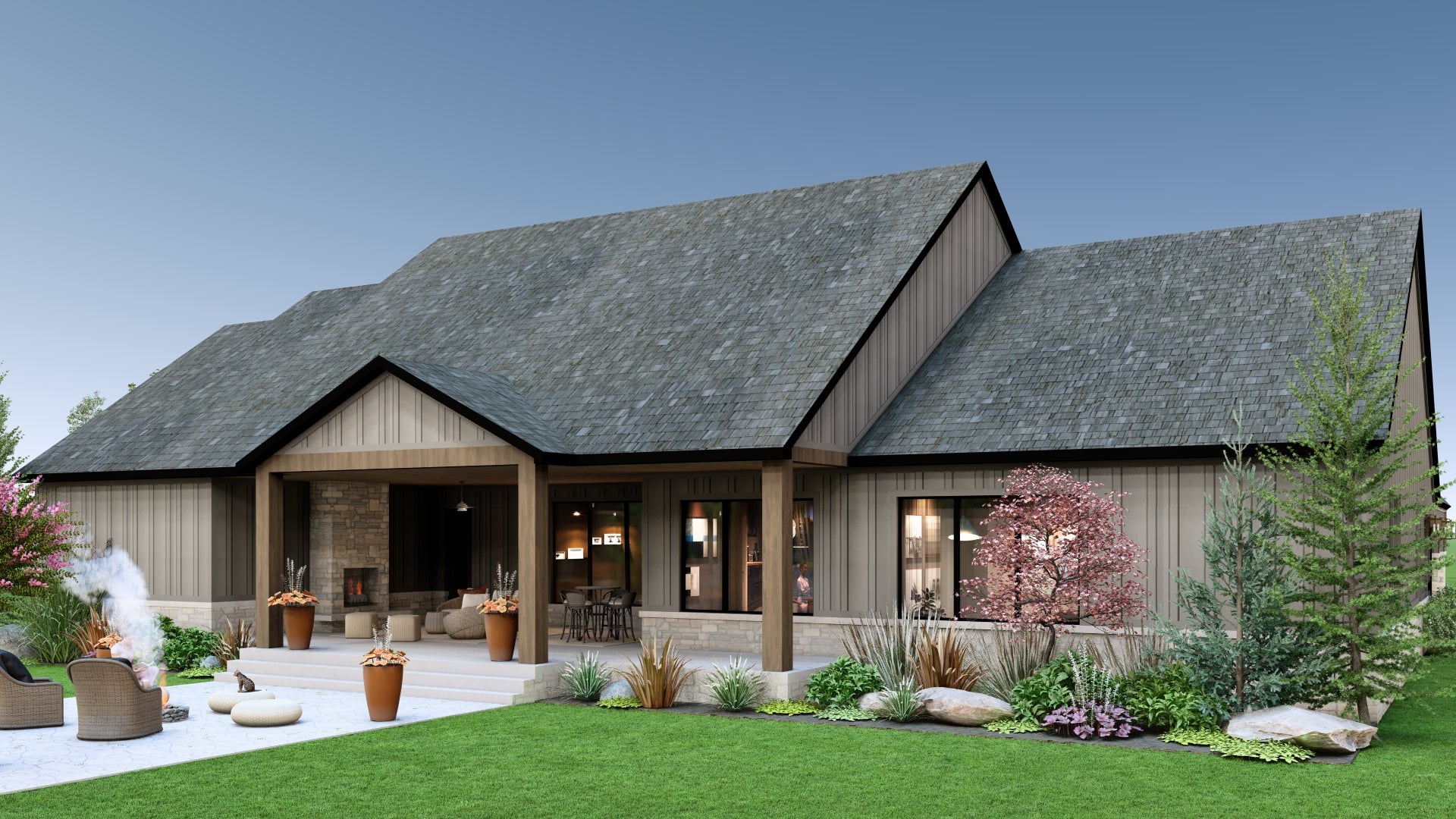 3752 sq ft Floor plan - Farmhouse Style home